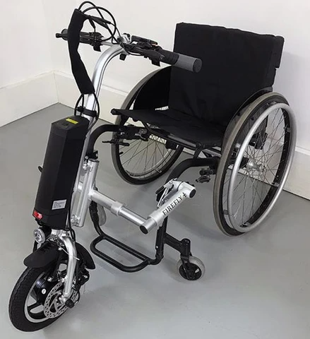 FireFly Wheelchair Scooter Attachment, 36V/6.6Ah Battery, Up To 24km Range
