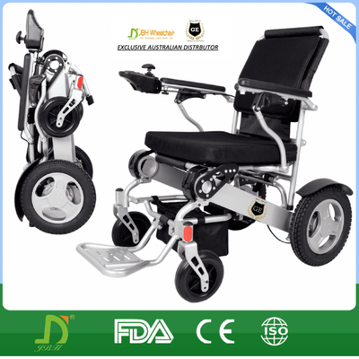 Exclusive GED09 Foldable Electric Wheelchair Lightweight Heavy Duty Extra Wide Seat Option