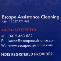 NDIS Provider National Disability Insurance Scheme Escape Assistance Cleaning in Wallsend NSW